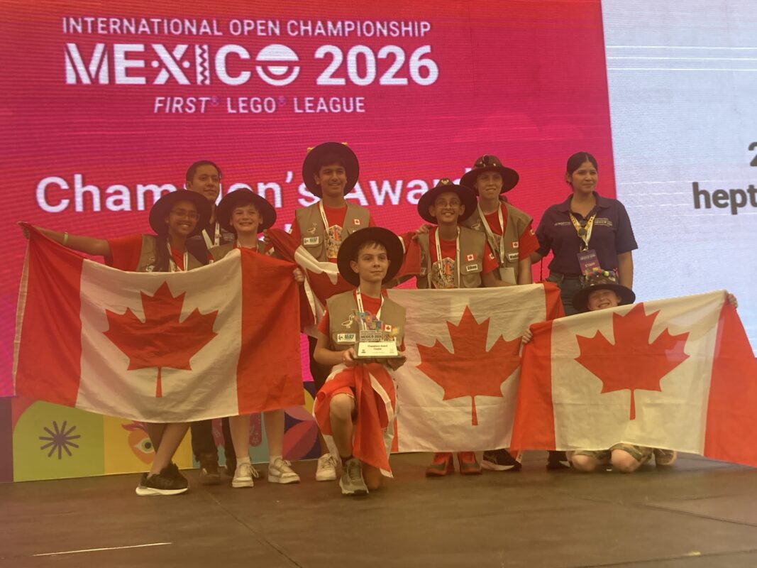 Équipe Francobotique - Champions du tournoi international!
