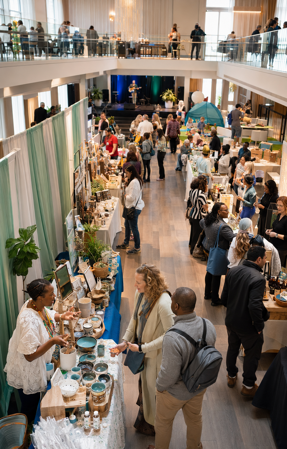 Exposants et découvertes au Marché francophone AFRY